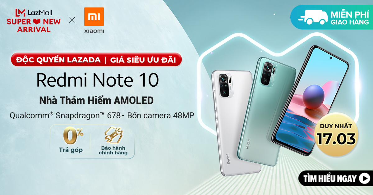 Thiết kế của Xiaomi Redmi Note 10