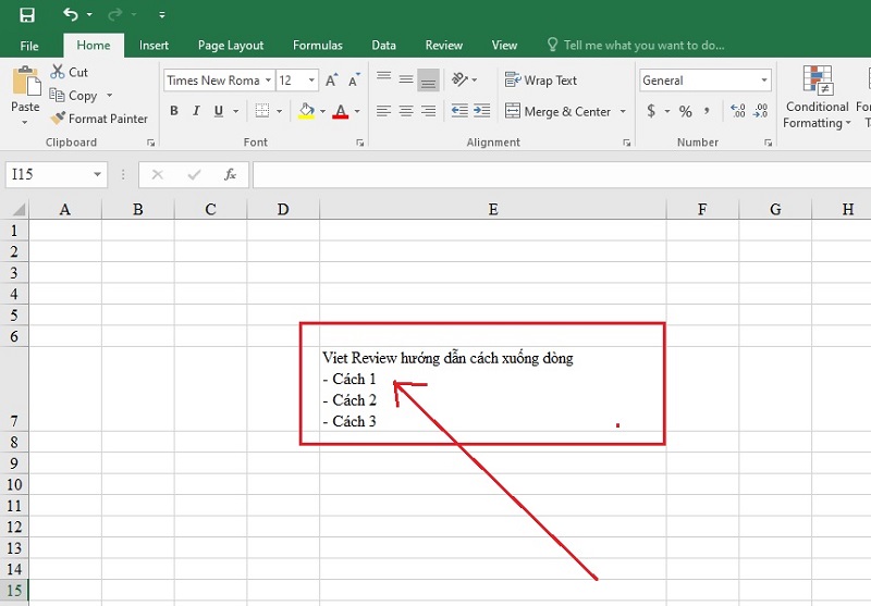 Khám Phá 3 Phương Pháp Xuống Dòng Trong Excel Đơn Giản Cách xuống dòng trong Excel như thế nào?
