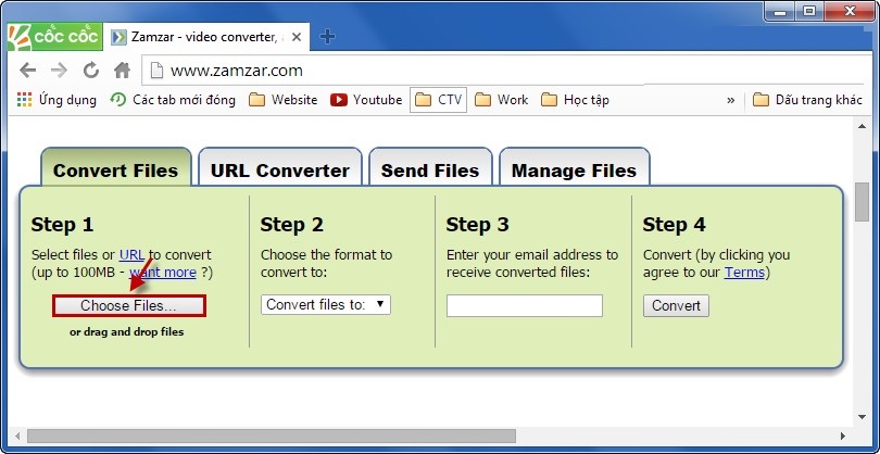 Hướng Dẫn Chuyển Đổi PDF Sang Ảnh Chuyển PDF sang ảnh bằng Zamzar.com
