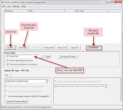 Hướng Dẫn Chuyển Đổi Word Sang PDF Không Bị Lỗi Font Chữ 3 Chuyển word sang pdf bằng PDF Converter