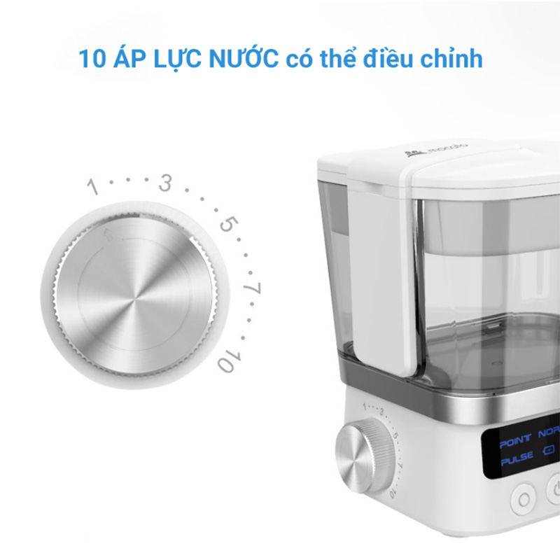 Sử dụng máy tăm nước đơn giản và nhanh chóng