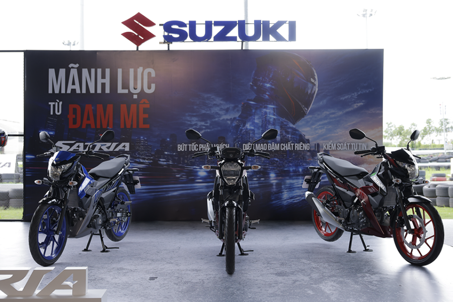 Suzuki Cho Ra Mắt Xe Côn Tay New Satria Đột Phá Tại Việt Nam