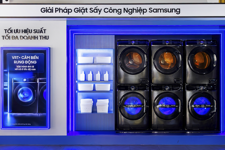 Giải Pháp Giặt Sấy Công Nghiệp Mới Từ Samsung Đến Tay Người Tiêu Dùng Việt