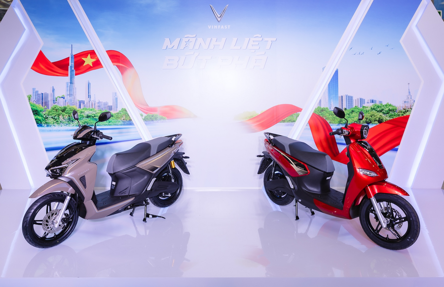 VinFast Trình Làng Hai Mẫu Xe Máy Điện Mới Đầy Ấn Tượng