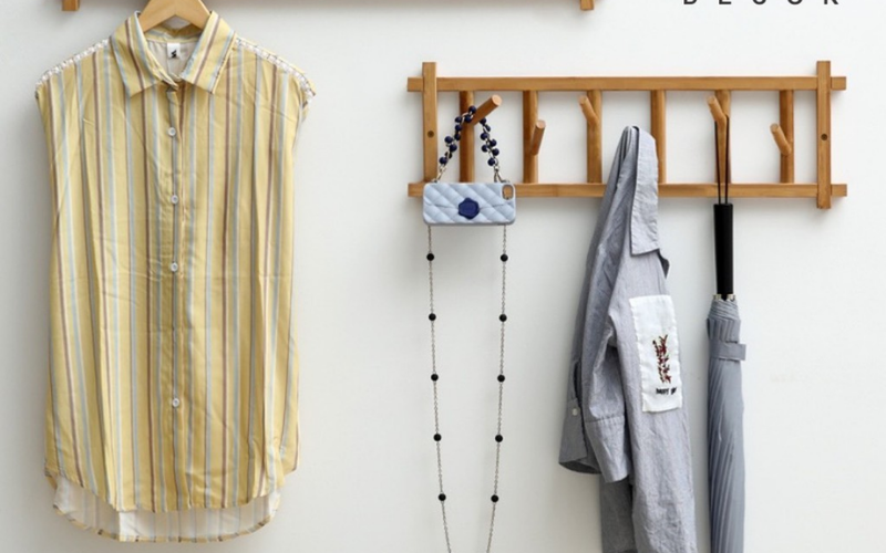 Cách Chọn Cây Phơi Đồ Phù Hợp Đối Với Gia Đình Bạn 11 Giá treo quần áo gắn tường