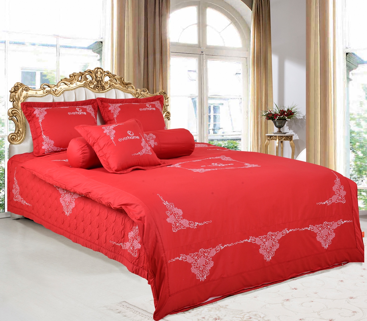 Chọn Chăn Ga Gối Ngày Cưới - Màu Sắc Màu sắc và họa tiết khi lựa chọn chăn ga gối đệm cho ngày cưới